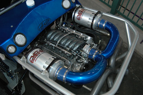 CAF-1001 Billet Clamp dual install shown